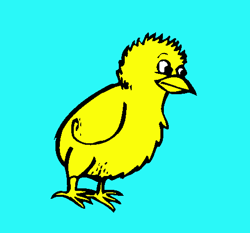 Dibujo Pollito pintado por pakitocavi25