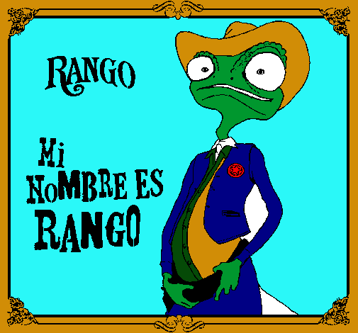 Dibujo Rango pintado por RubenR