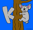 Dibujo Koala pintado por melodiakkkkk