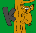 Dibujo Koala pintado por lannsi