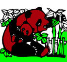 Dibujo Mama panda pintado por miguelrojas