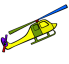 Dibujo Helicóptero de juguete pintado por said