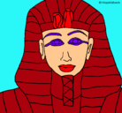 Dibujo Tutankamon pintado por olgaisla