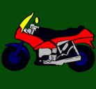 Dibujo Motocicleta pintado por maikel
