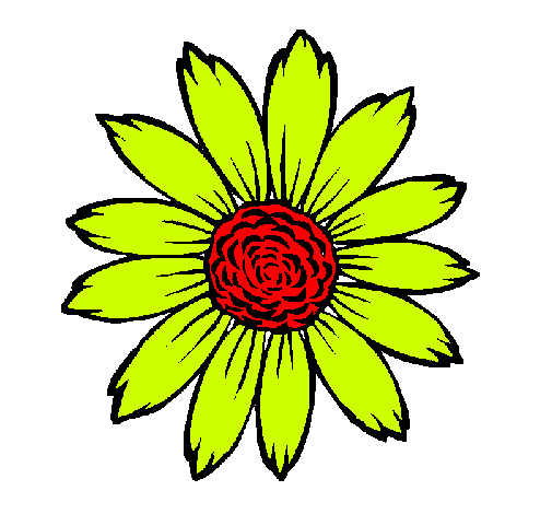 Dibujo Girasol pintado por MionNya