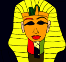 Dibujo Tutankamon pintado por lu145