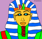 Dibujo Tutankamon pintado por HHHHHH