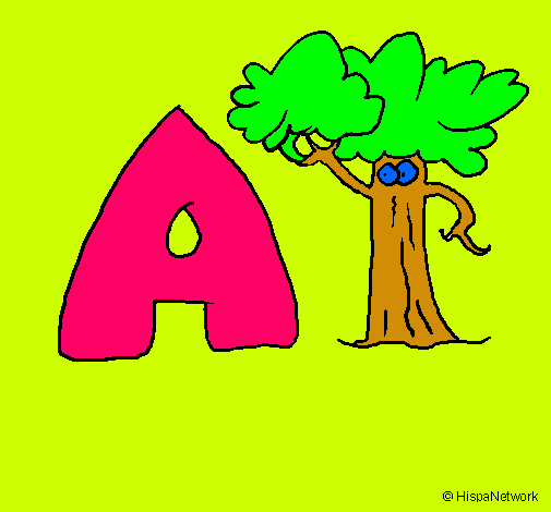 Dibujo Árbol pintado por hymaguary