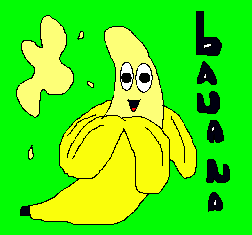 Dibujo Banana pintado por estrella24