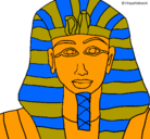 Dibujo Tutankamon pintado por tutankamon