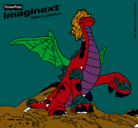 Dibujo Imaginext 9 pintado por dragonoider
