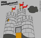 Dibujo Imaginext 11 pintado por castillo