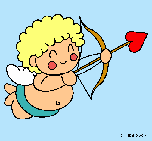 Dibujo Cupido pintado por TaniaAlejandraa