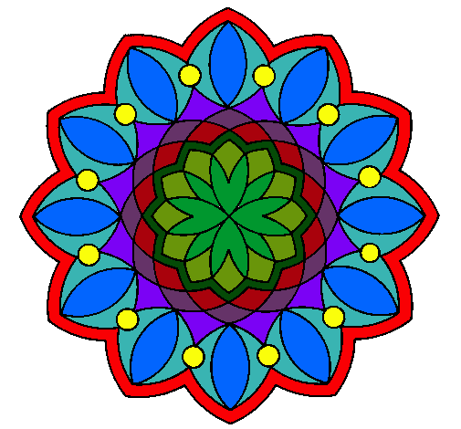 Dibujo Mandala 20 pintado por betania