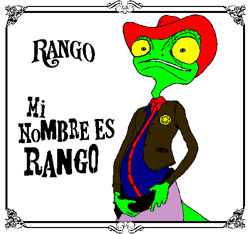 Dibujo Rango pintado por Toby