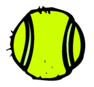 Dibujo Pelota de tenis pintado por 13miguel