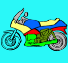 Dibujo Motocicleta pintado por tinopupa