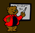 Dibujo Profesor oso pintado por anette123