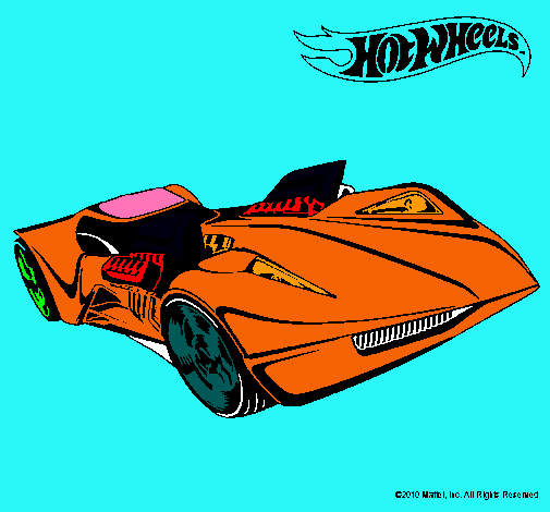 Dibujo Hot Wheels 4 pintado por ESTEBITAN