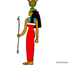 Dibujo Hathor pintado por victghbdddbd