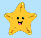 Dibujo Estrella de mar pintado por anette123