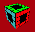 Dibujo Cubo de Rubik pintado por BENZEMA