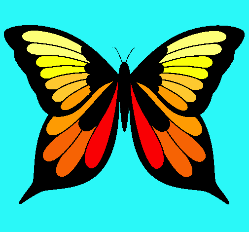 Dibujo Mariposa pintado por anette123