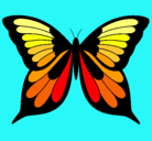 Dibujo Mariposa pintado por anette123