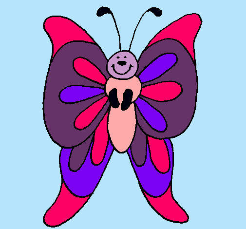 Dibujo Mariposa  pintado por jorgecolors