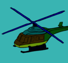 Dibujo Helicóptero  pintado por lauty