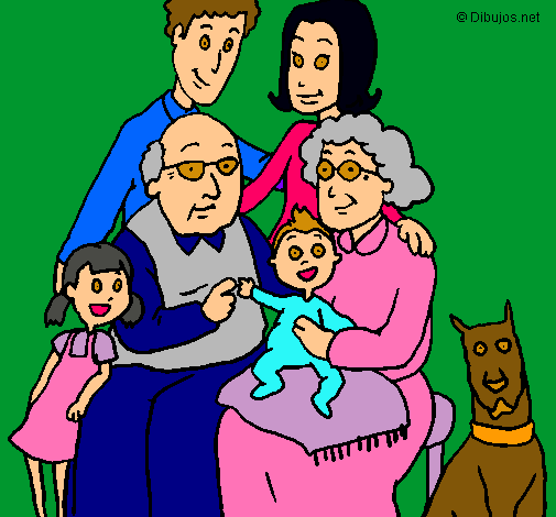 Dibujo Familia pintado por Pantaraya