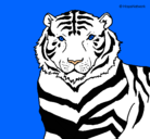 Dibujo Tigre pintado por ternu