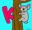 Dibujo Koala pintado por cyruit