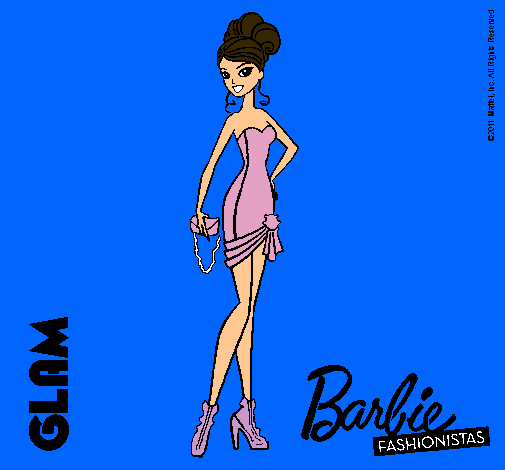 Dibujo Barbie Fashionista 5 pintado por mamenilla