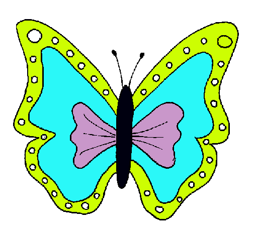 Dibujo Mariposa pintado por solange