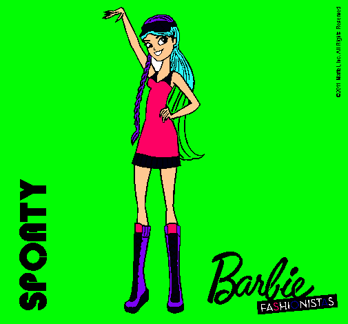 Dibujo Barbie Fashionista 4 pintado por axel21boyfro