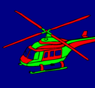 Dibujo Helicóptero  pintado por poof