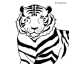 Dibujo Tigre pintado por ErSuso