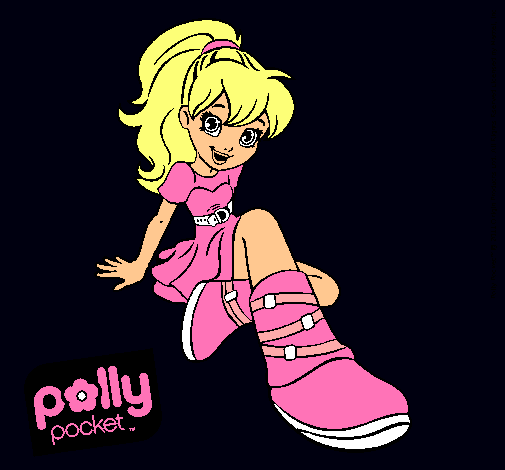 Dibujo Polly Pocket 9 pintado por JOBIS