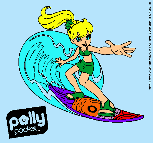 Dibujo Polly Pocket 4 pintado por amalia