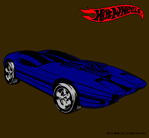 Dibujo Hot Wheels 2 pintado por federico