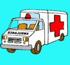Dibujo Ambulancia pintado por zafiro6425