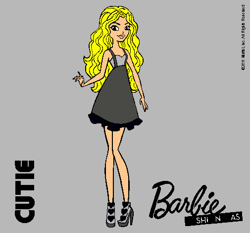 Dibujo Barbie Fashionista 3 pintado por MarinukahXD