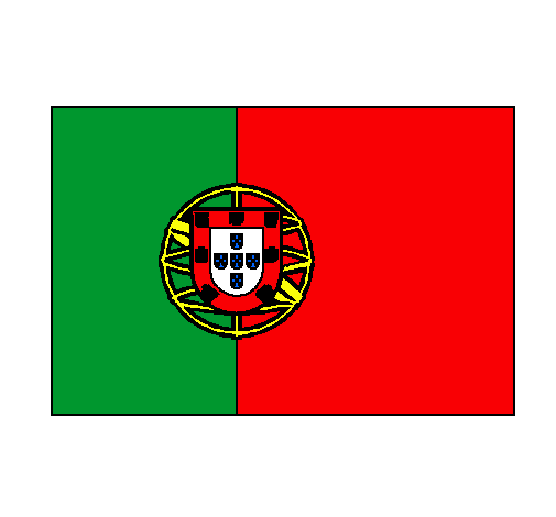 Dibujo Portugal pintado por Beckham