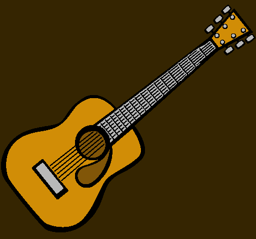 Dibujo Guitarra española II pintado por Beckham