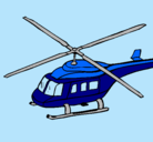 Dibujo Helicóptero  pintado por amalia