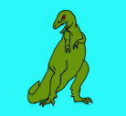 Dibujo Tiranosaurios rex pintado por Bowser