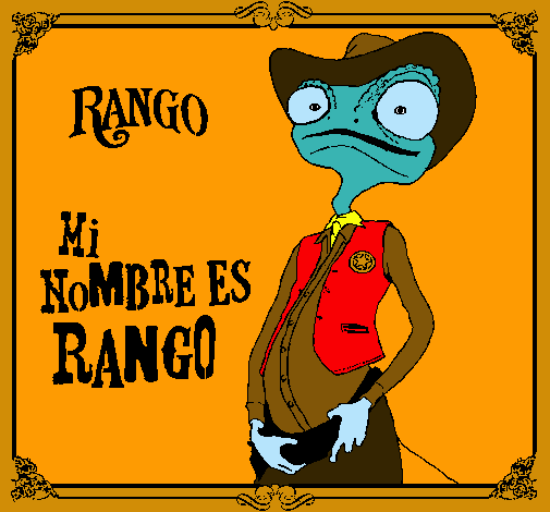 Dibujo Rango pintado por ErSuso