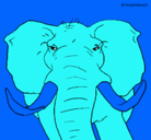 Dibujo Elefante africano pintado por magt0269