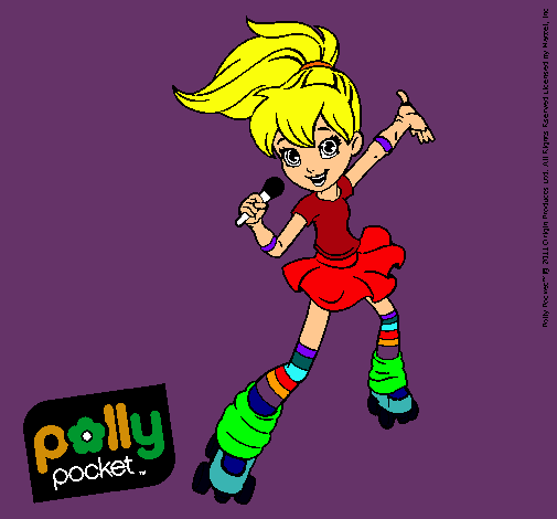 Dibujo Polly Pocket 2 pintado por OLALLA